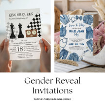 Gender Reveal Invitations