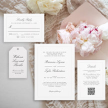 Classic Simple Elegant Formal Wedding 