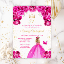 Hot Pink and Gold Princess Collection