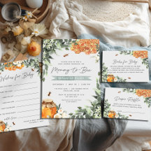 Orange Blossom Honeybee Baby Shower