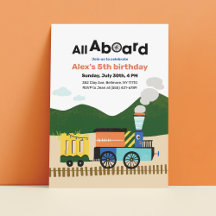 Kids Birthday Party Choo-Choo Train Collection
