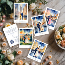 World Landscape-Inspired Wedding Couple Designs