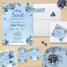 A (Blue)Berry Sweet Baby Shower