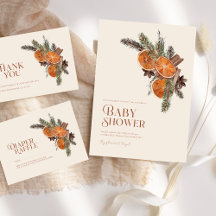 Festive Oranges Baby Shower