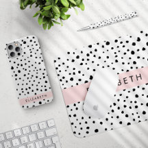 Black Dalmatian, Pink - Home Decor Collection