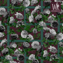 Burgundy Elegant Floral Roses  