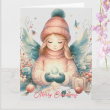 Beautiful winter angel