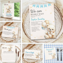  We Can Bearly Wait! Teddy Bear Baby Shower