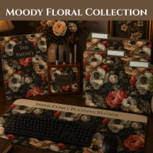 Moody Vintage Floral Family Organization