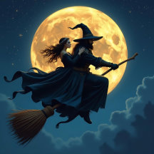 Witches and Warlocks Halloween Gifts and Cards
