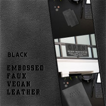 Embossed Leather - Black