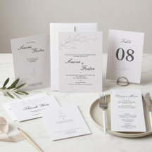 Elegant Minimalist Floral Wedding