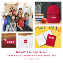 Back to School - Essential Kindergarten Supplies