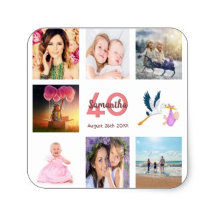 40th birthday party for her photo collage