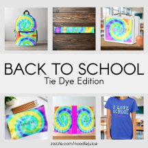 Back to School Rainbow Tie Dye Edition
