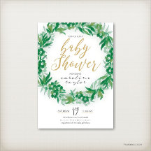 Garden Greenery Baby Shower