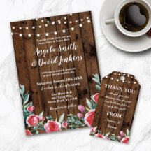 Red Rose Wood Elegant Collection