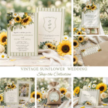 Vintage Sunflower Wedding