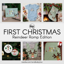 Baby's First Christmas Reindeer Romp