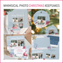 Whimsical Photo Christmas Keepsakes