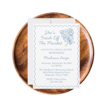 Fresh Off The Market Bridal Shower Blue Collection