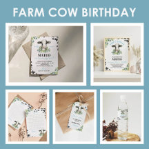 Farm Cow 1st Birthday