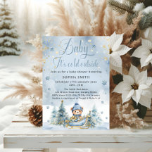 Baby It’s Cold Outside Winter Bear Baby Shower