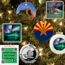 Travel Theme Ornaments