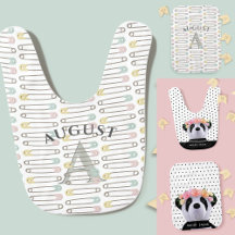 Baby Bib and Burp Cloth Nursing Sets