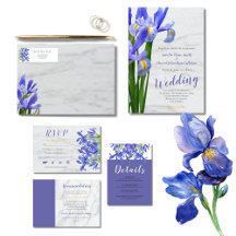 Weddings   Blue Irises