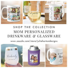 Mom Personalized Drinkware and Glassware