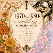 1970s and 1980s Wedding Collection Styles