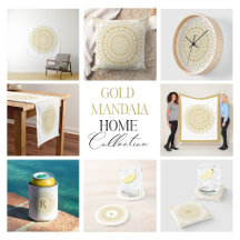 Elegant Gold Mandala  Home and Living Collection