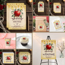 Vintage Magic Apple of Our Eyes Baby Shower