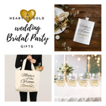 Heart of Gold - Bridal Party Favor Gifts