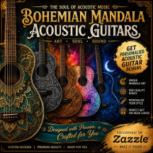 Bohemian Acoustic Guitar Arts