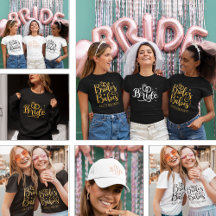 Team Bride Fun Bachelorette Party Shirts