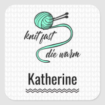 Aqua Menthe Knit Fast, Die Warm