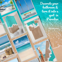 Decorate Your Bathroom Into A  Spot In Paradise