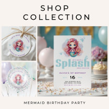 Make a Splash Mermaid Birthday Party