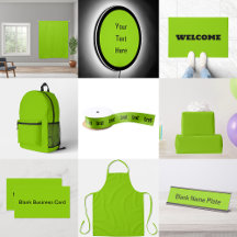 Brat Green Solid Color