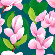 Beautiful Pink Magnolia Flowers