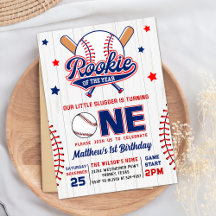 Rookie of the Year Baseball Party