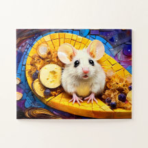 Mosaic Mice Cushions Throws & Pillows 