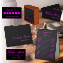 Neon Color Text nad Black