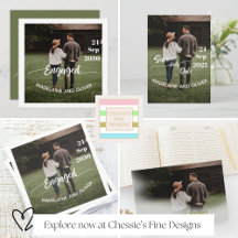 Engagement Simple Photo Modern 