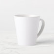 Taza de café latte