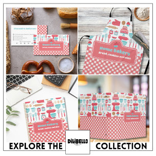 Delantal Diseño de panadería casera y Personalizado práctic