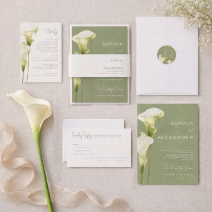 Invitación de boda "Delicadas Calas"