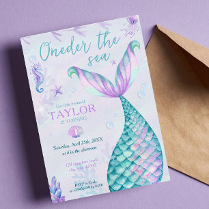 Invitación Dos sirenas de mar
